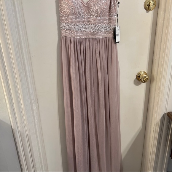 NWT BHLDN x Adrianna Papell Aida Dress in Rose Size 4 - Picture 5 of 10